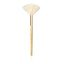 White Fan Blush Brush (Vegan)
